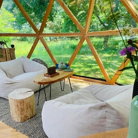 Dome Insolite Lichen Jacuzzi Et Petits-Dejeuners Inclus Gondrin ภายนอก รูปภาพ