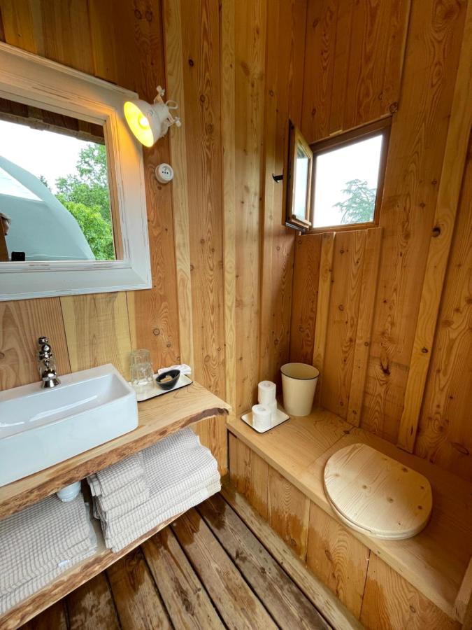 Dome Insolite Lichen Jacuzzi Et Petits-Dejeuners Inclus Gondrin ภายนอก รูปภาพ